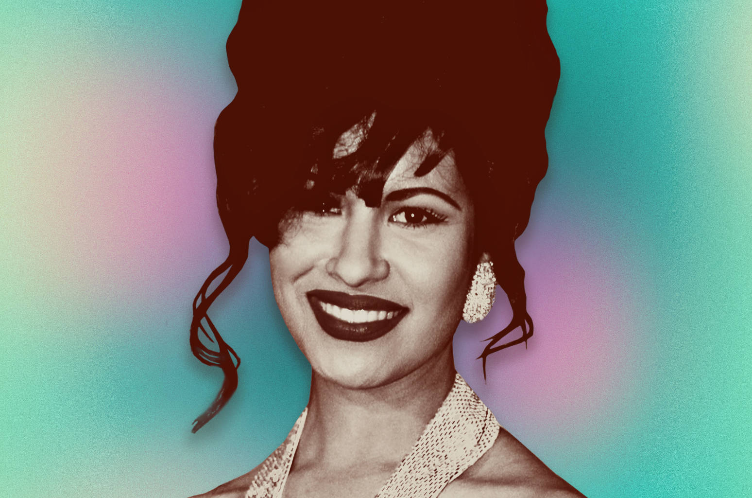 Selena Quintanilla Retro Edit Wallpaper