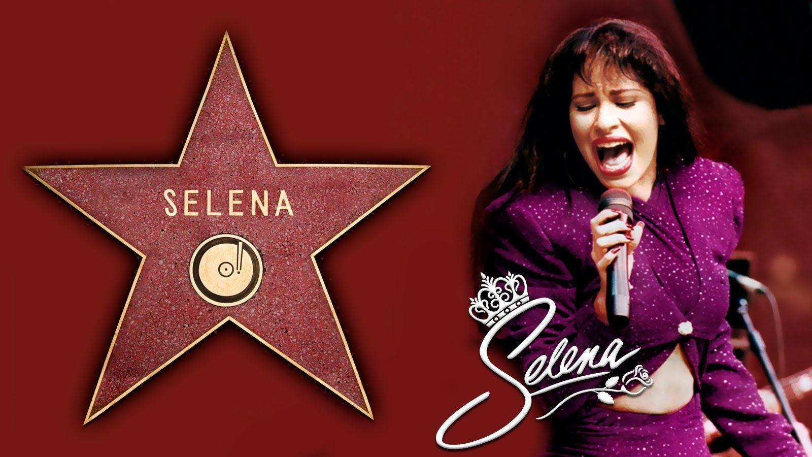Selena Quintanilla Walk Of Fame Star Wallpaper