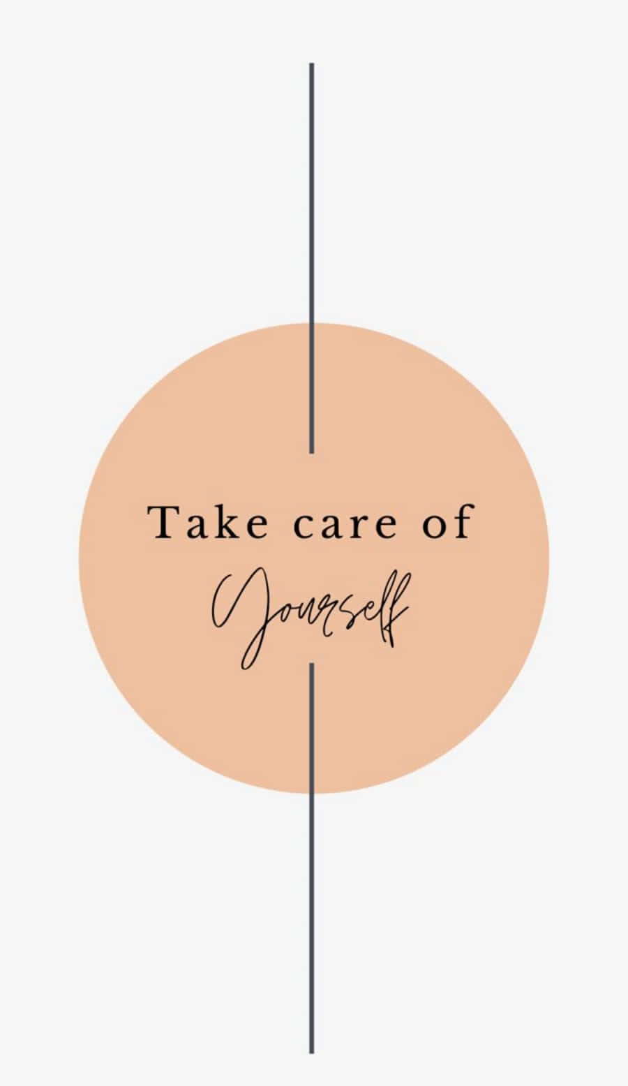 Take time for yourself and practice self-care Wallpaper