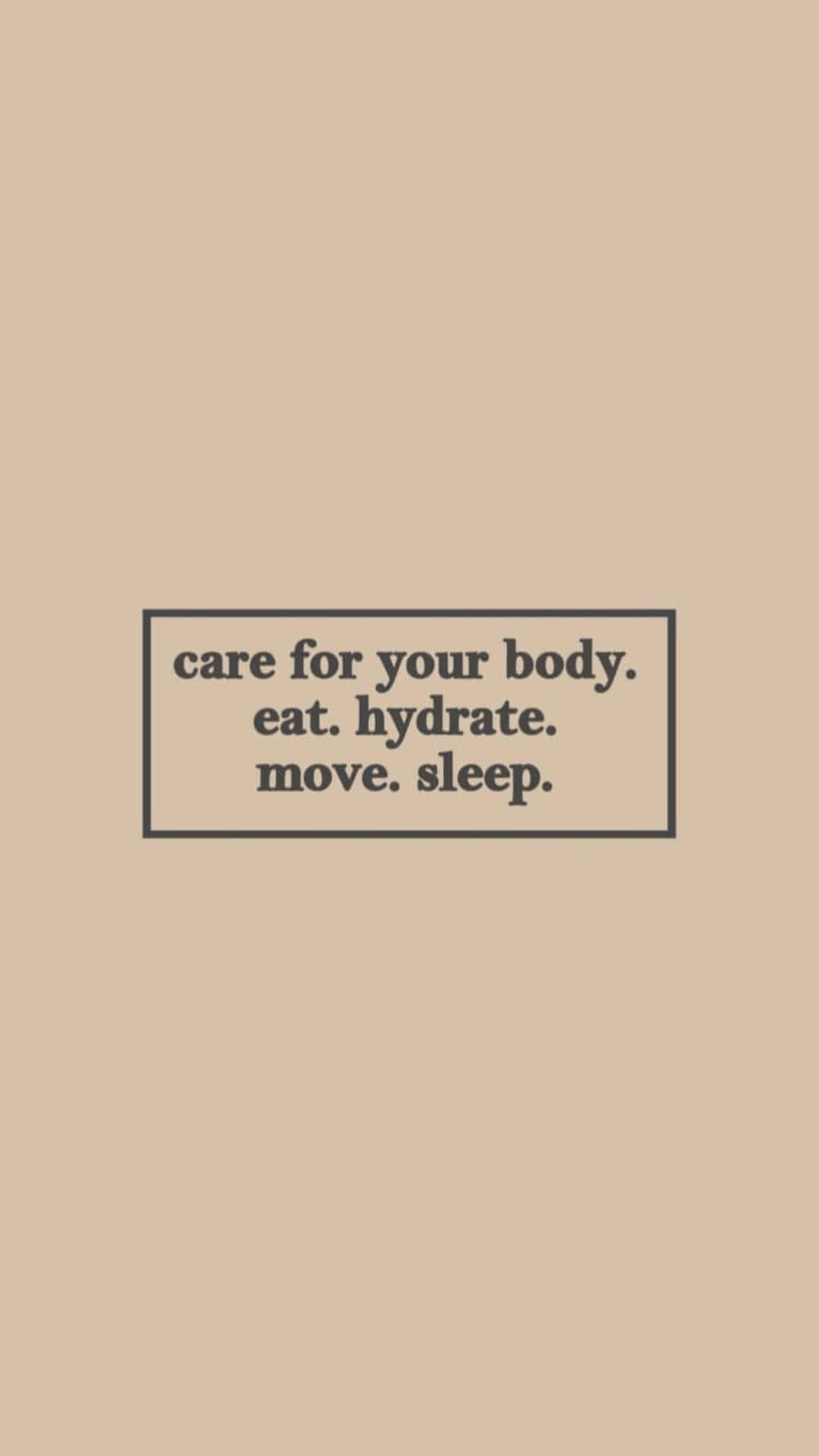 Self Care_ Mantra_ Simple_ Background Wallpaper