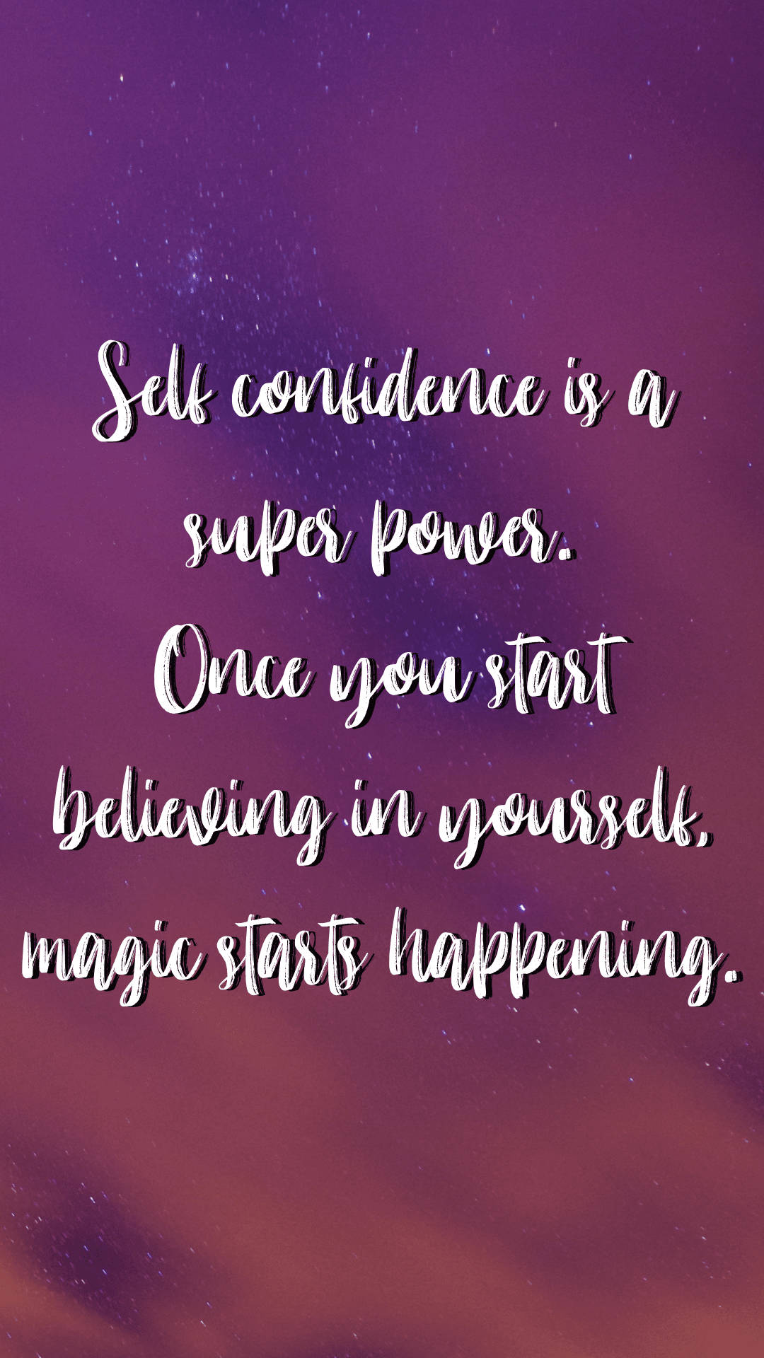 Self Confidence Cute Positive Quotes Wallpaper