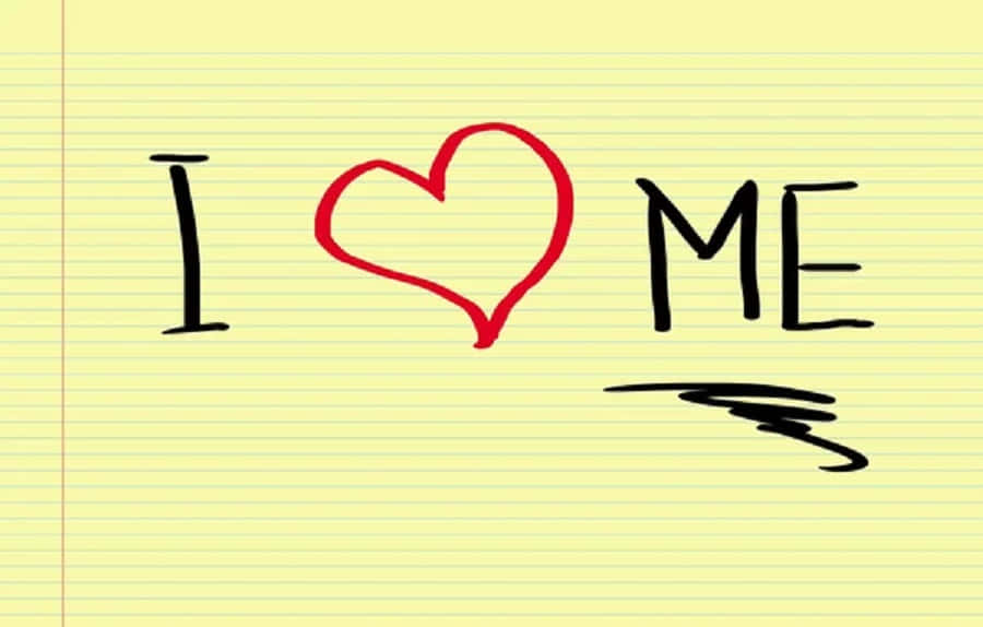 Download Self Love Note Drawing Wallpaper | Wallpapers.com