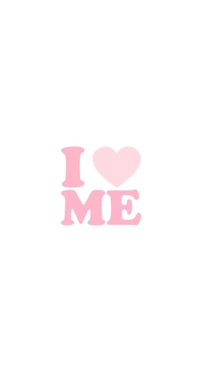 Self Love Pink Graphic Wallpaper