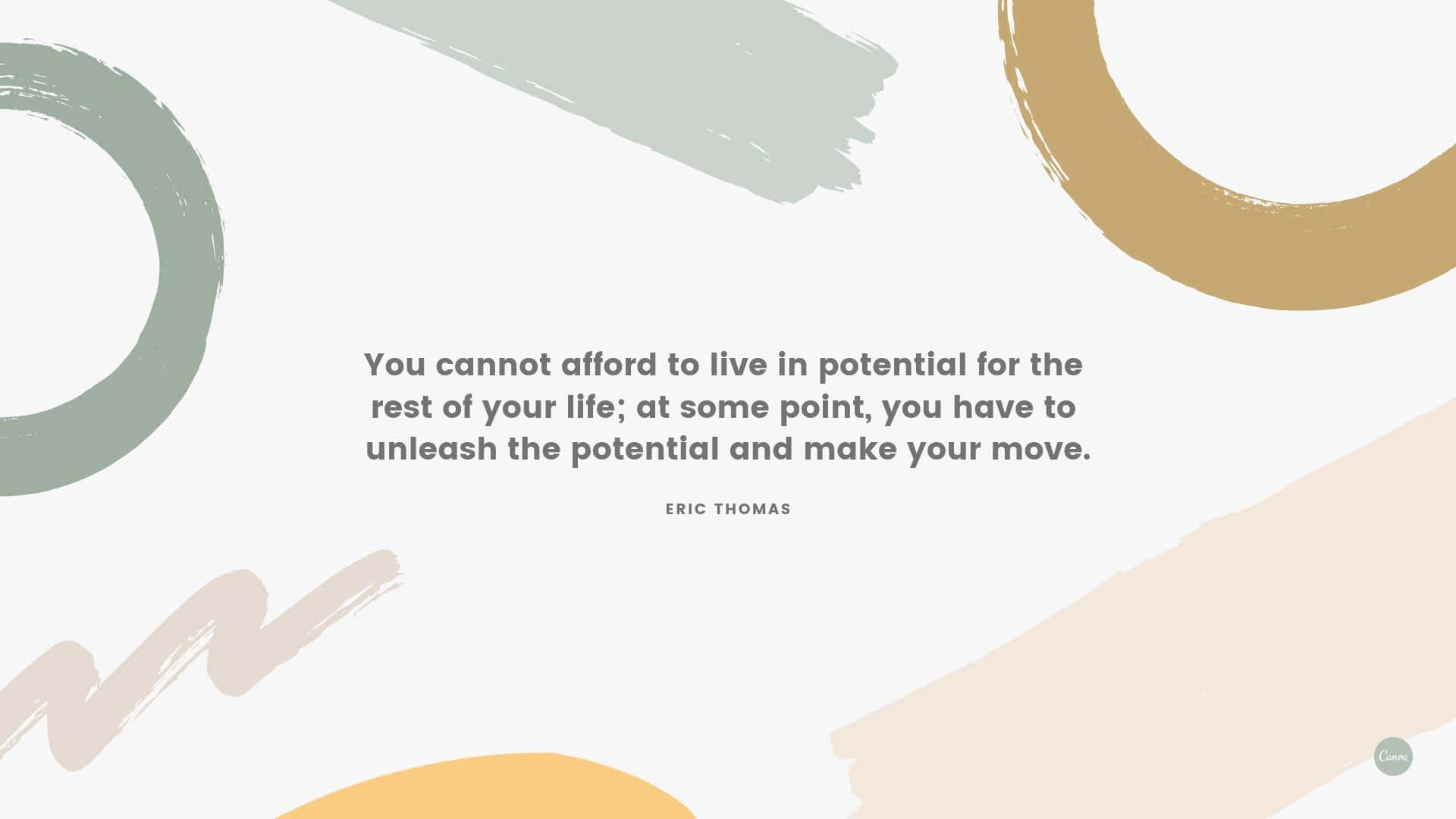 En farvestrålende baggrund med et citat om at leve et meningsfuldt liv Wallpaper
