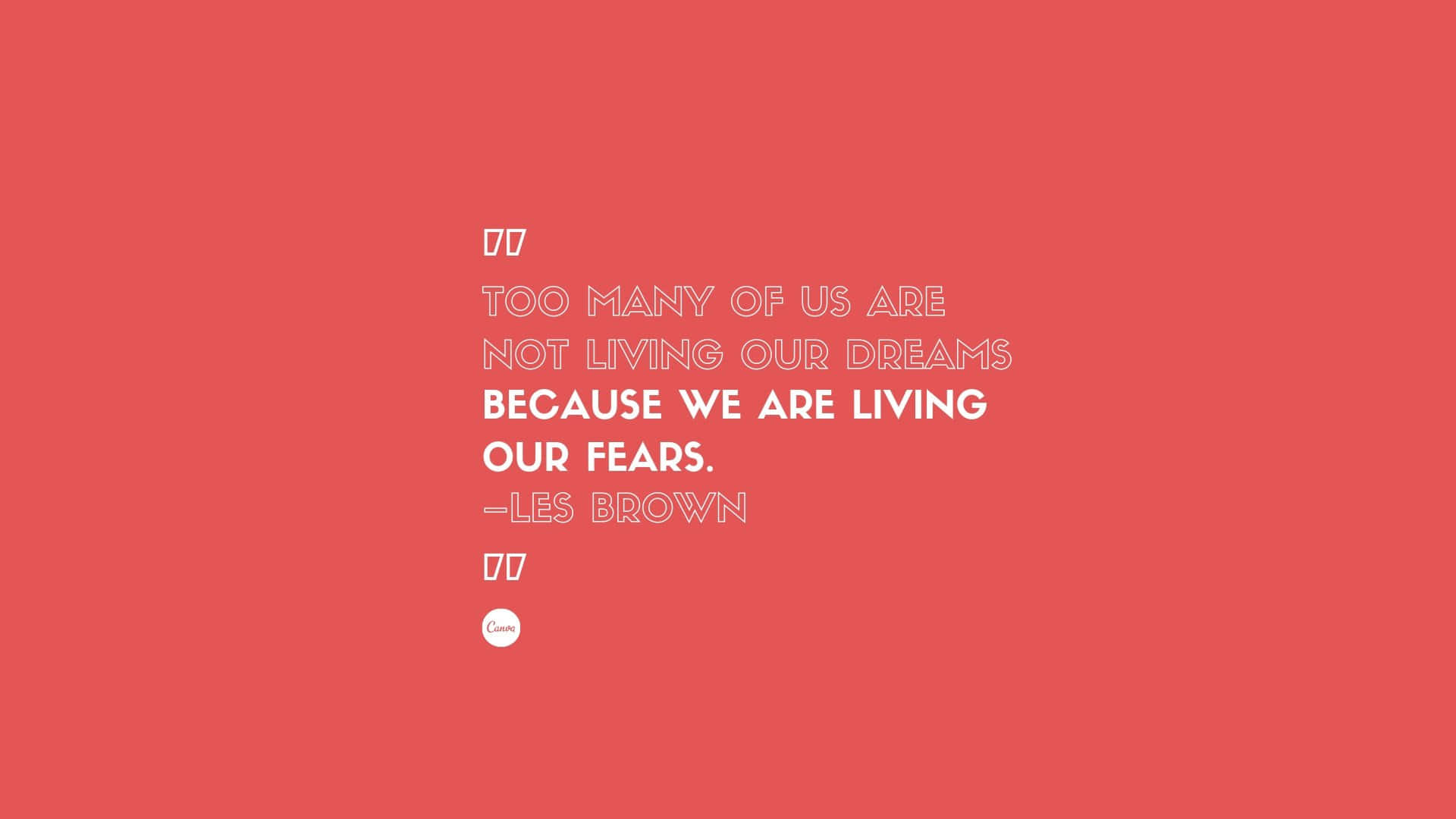 En citat, der siger for mange mennesker ikke at dø, fordi vi lever. Wallpaper