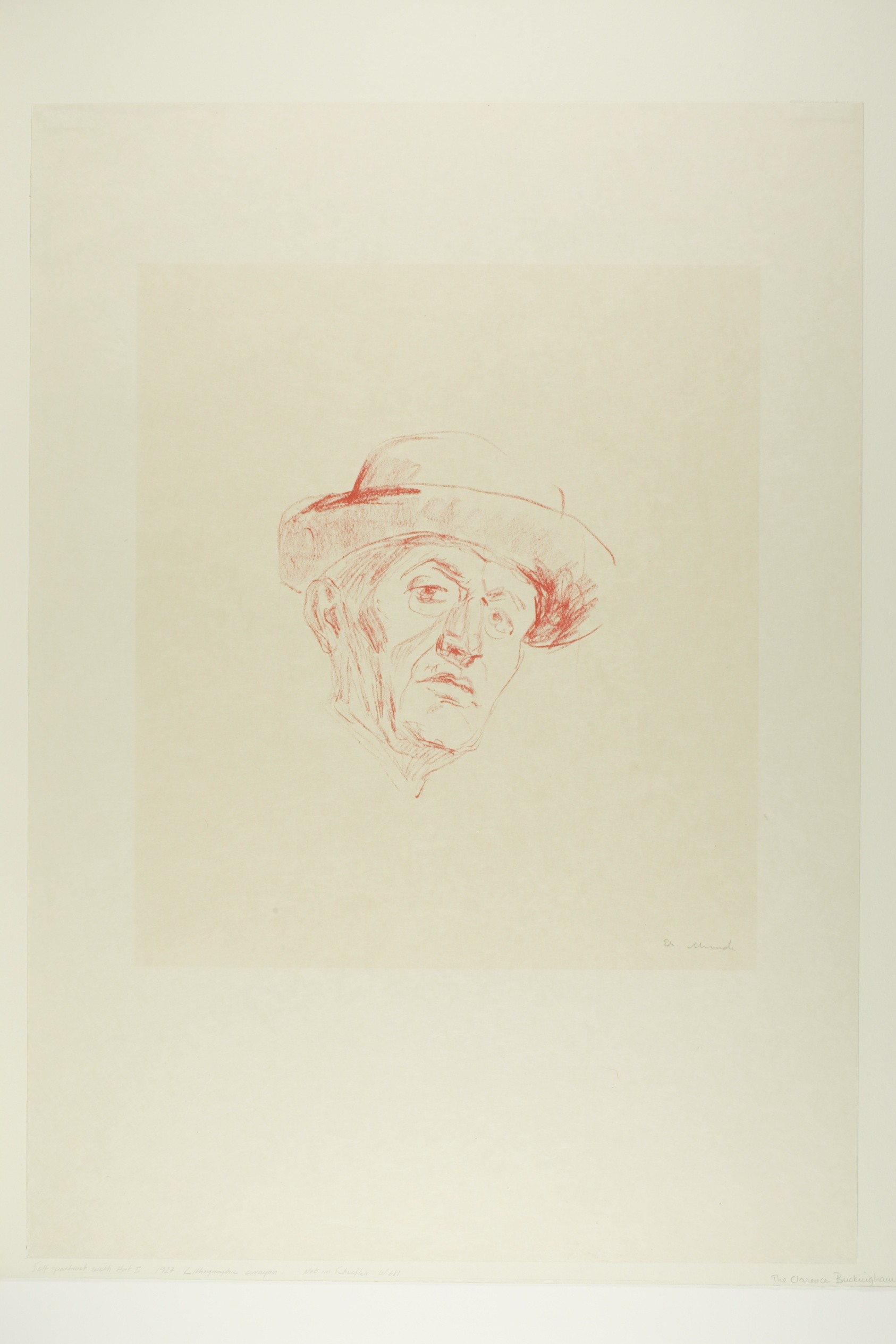 Self-Portrait with Hat I Wallpaper