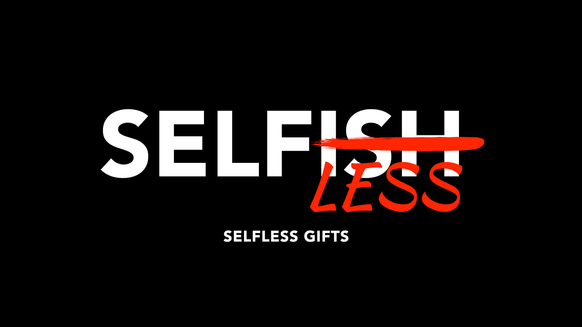 Selfish Word Replaced By Selfless Wallpaper