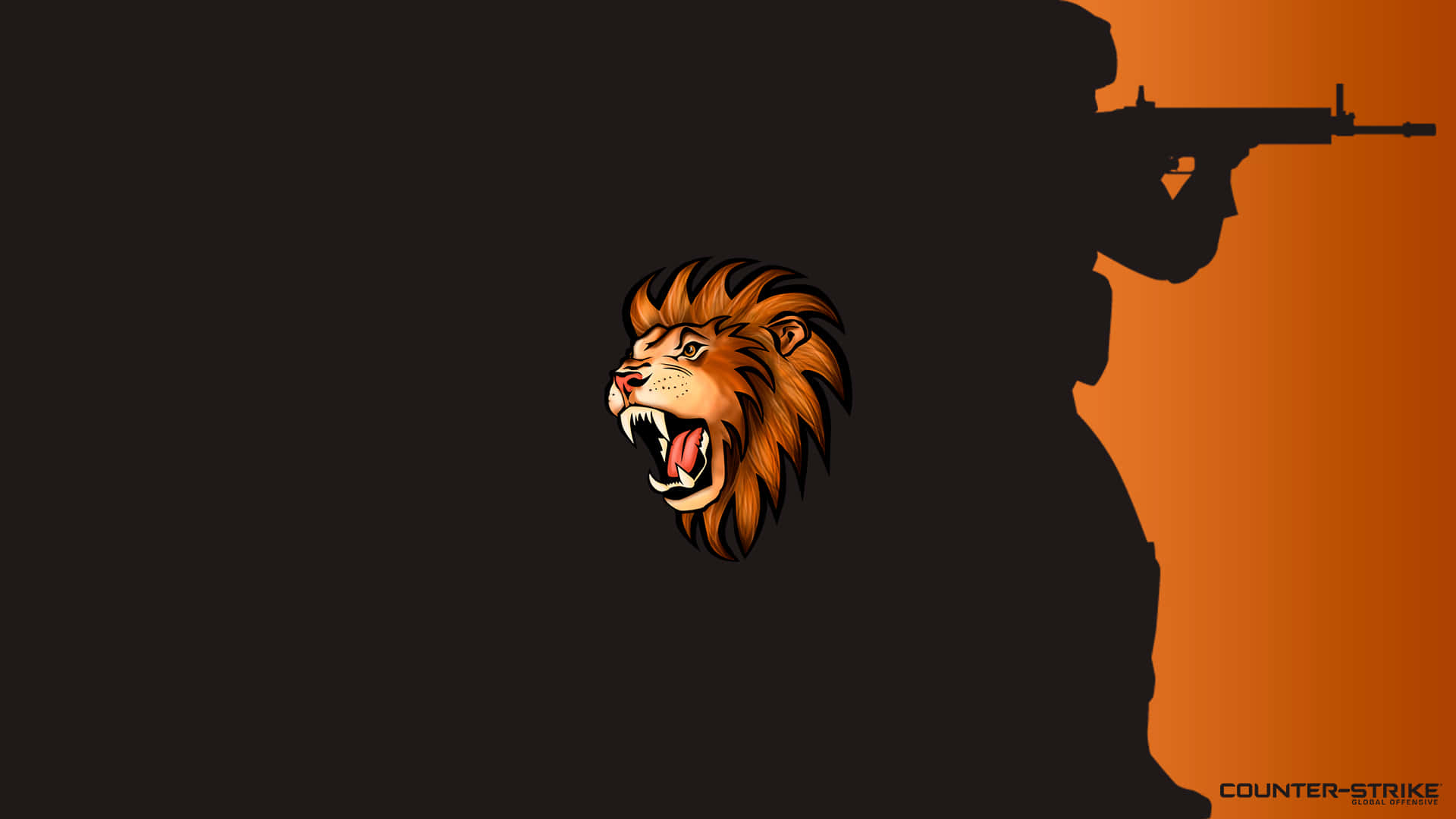 Selfless Gaming Lion Logo Wallpaper