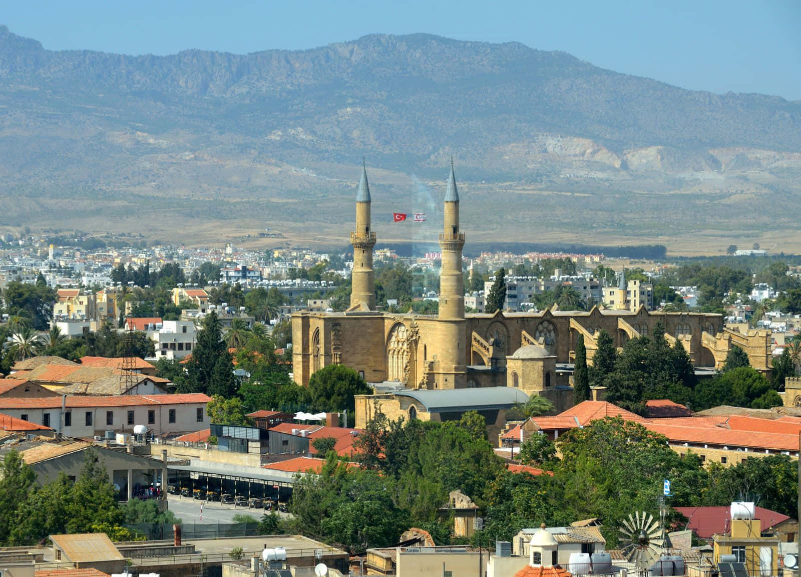 Selimiye Camii In Northern Cyprus Wallpaper
