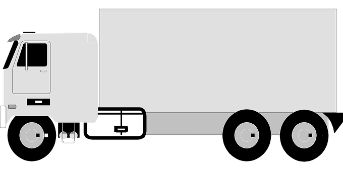 Semi Truck Silhouette PNG