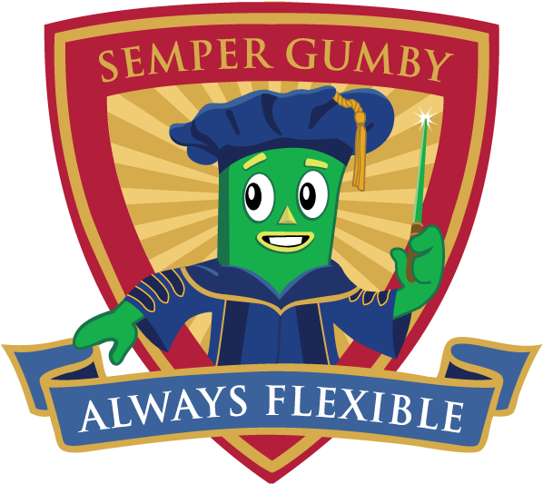 Semper Gumby Always Flexible Crest PNG