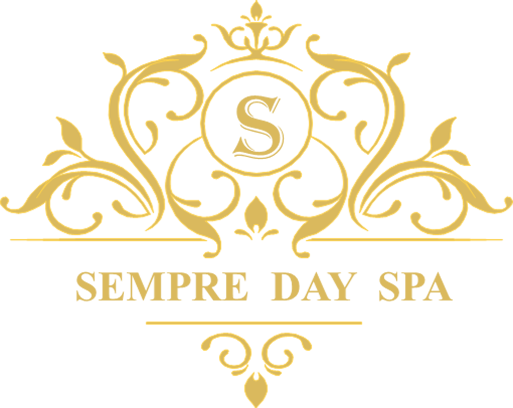 Sempre Day Spa Elegant Logo Design PNG