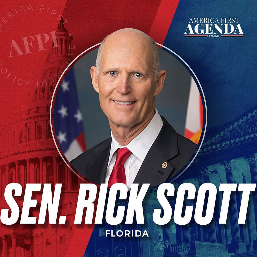 Senator Rick Scott Poster Wallpaper