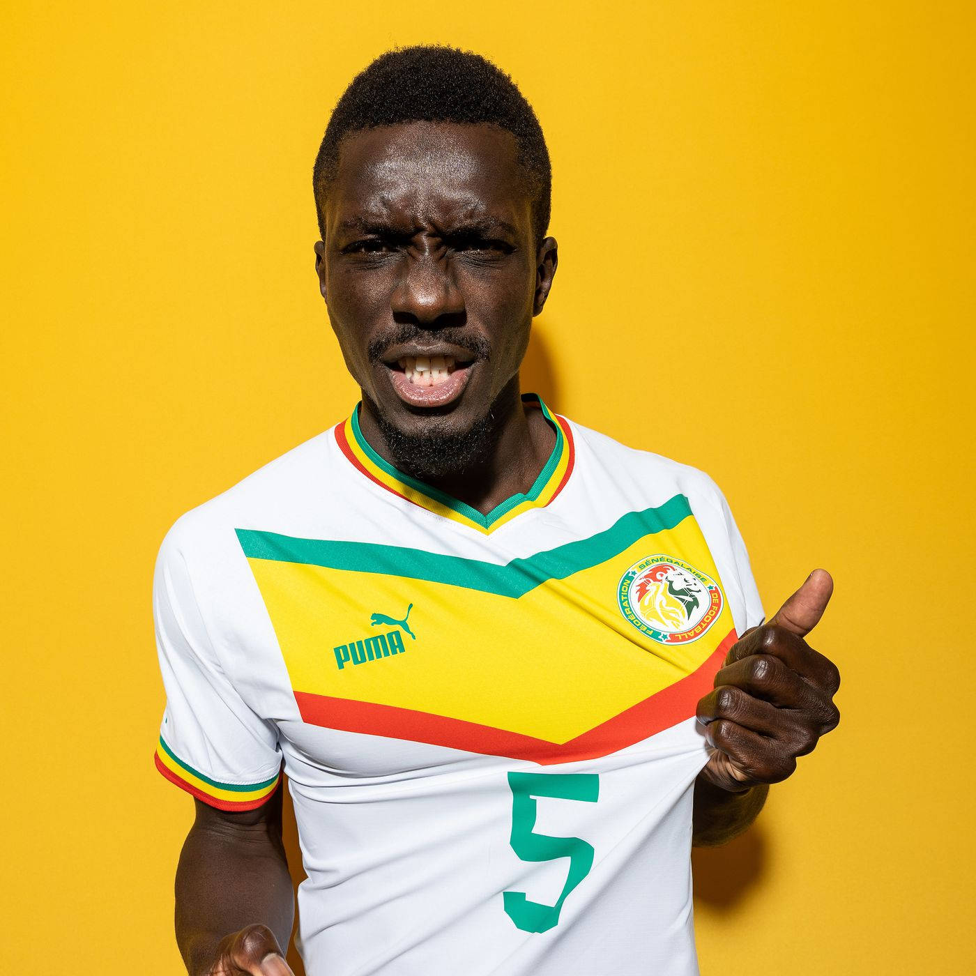 Senegalischenationalmannschaft Fußballspieler Idrissa Gueye Wallpaper