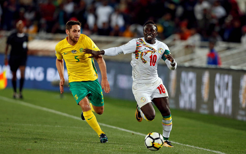 Aequipe De Futebol Nacional Do Senegal Na Copa Do Mundo. Papel de Parede