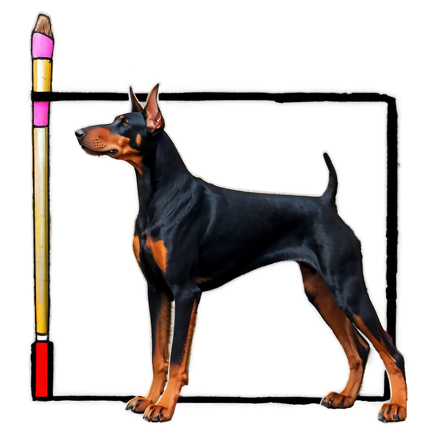 Download Senior Doberman Png Scm | Wallpapers.com