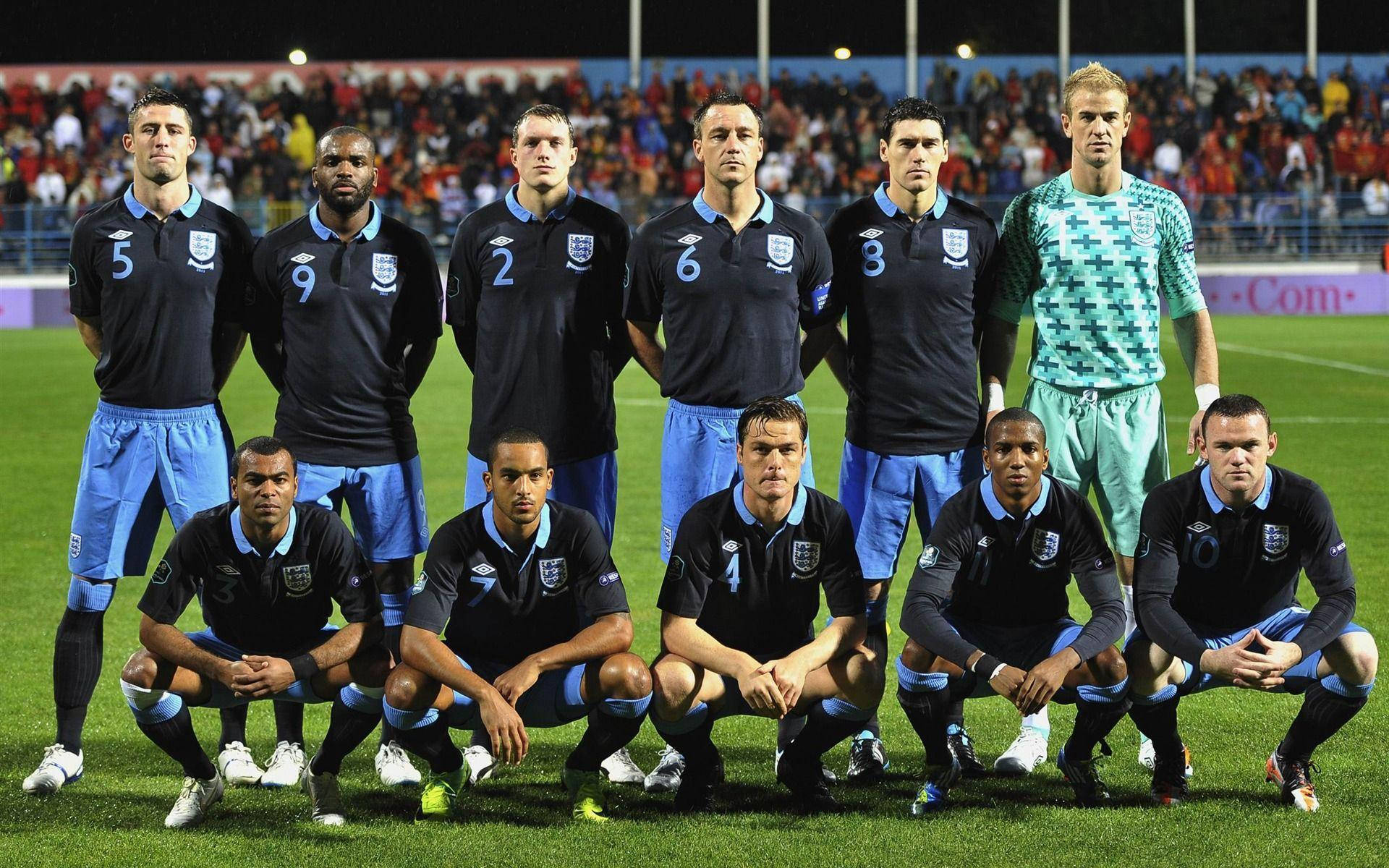 Senior Players Of England National Football Team Picture