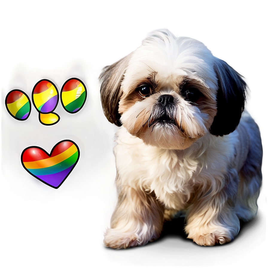 Senior Shih Tzu Portrait Png 46 PNG