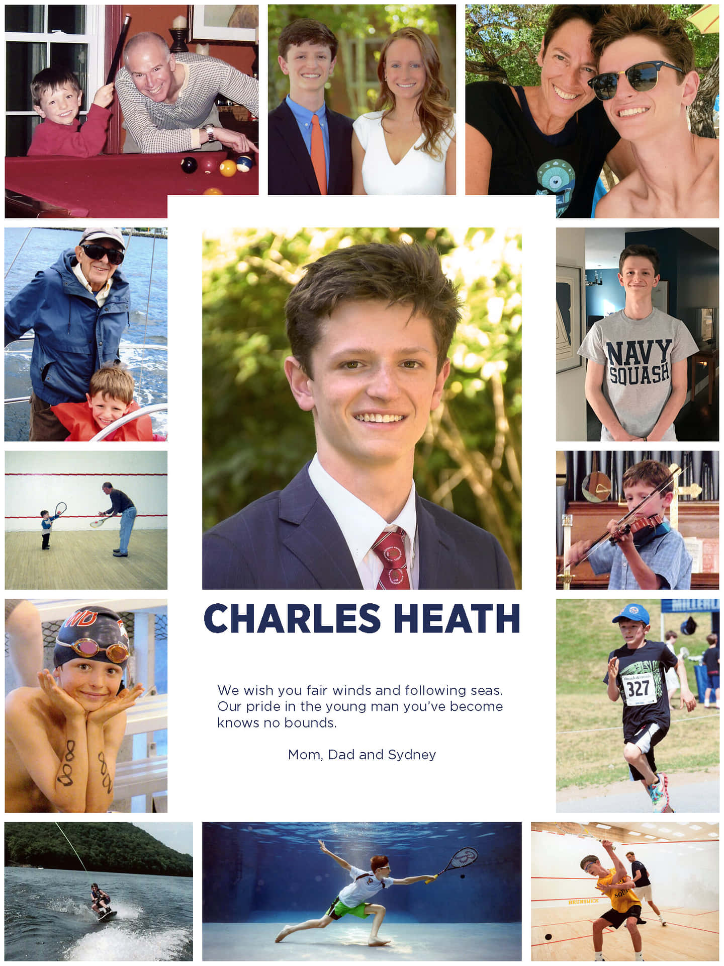 Charles Heath Memorial Poster