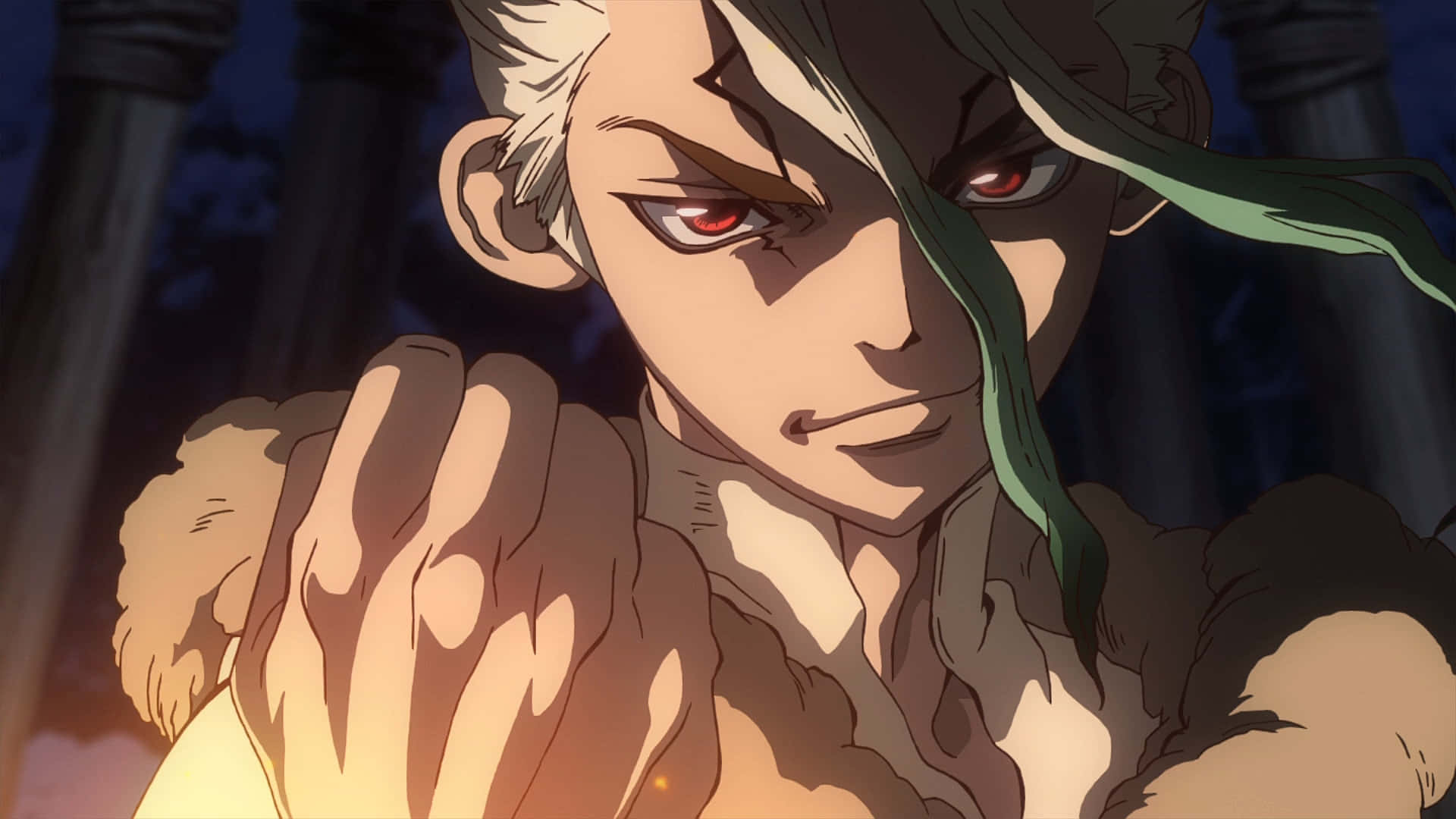 Senku Ishigami - The Iconic Genius Of Dr. Stone Wallpaper