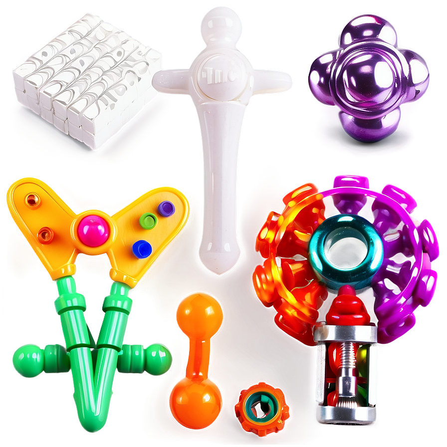 Sensory Fidget Toys Bundle Png Vfp PNG