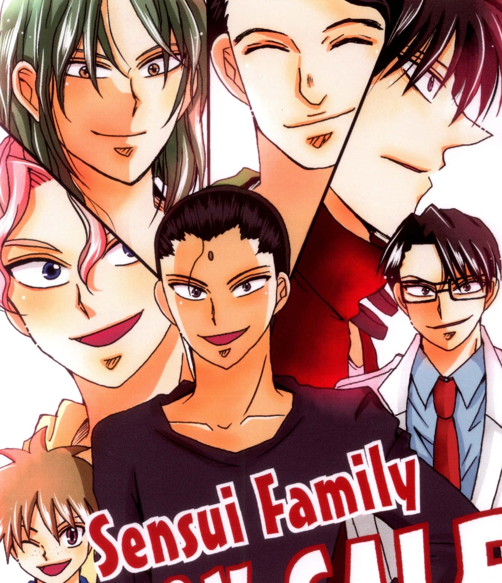 Sensui Family Group Illustration Wallpaper