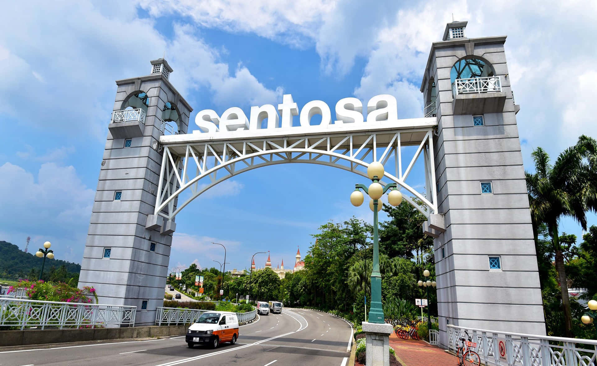 Arc D'entrée De L'île Sentosa Fond d'écran