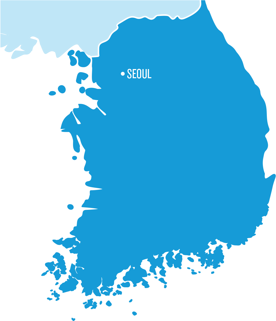 Seoul South Korea Map Vector PNG