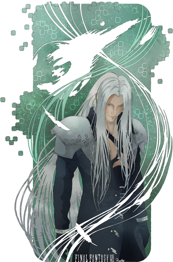 Sephiroth Final Fantasy V I I Artwork PNG