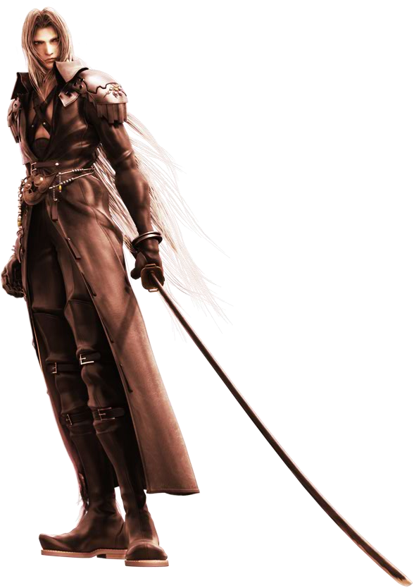 Sephiroth Final Fantasy V I I Standing Pose PNG