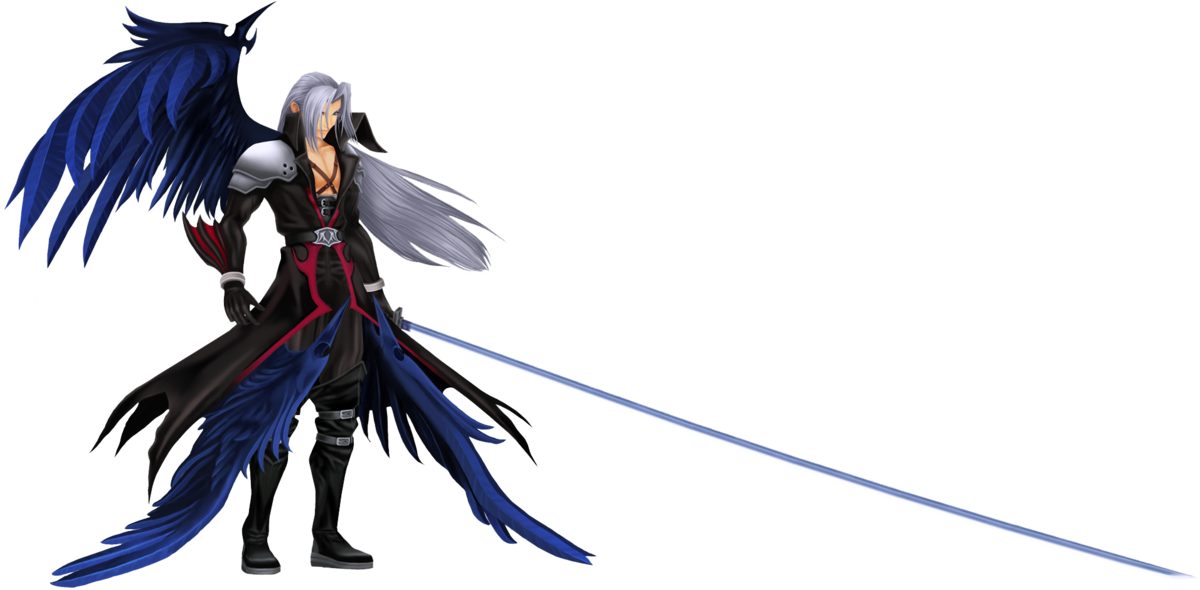 Sephiroth Final Fantasy Villain PNG