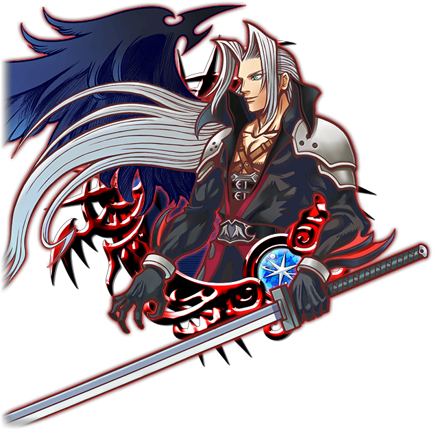 Sephiroth Final Fantasy Villain PNG