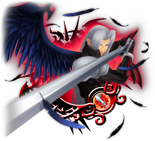 Sephiroth Final Fantasy Villain PNG