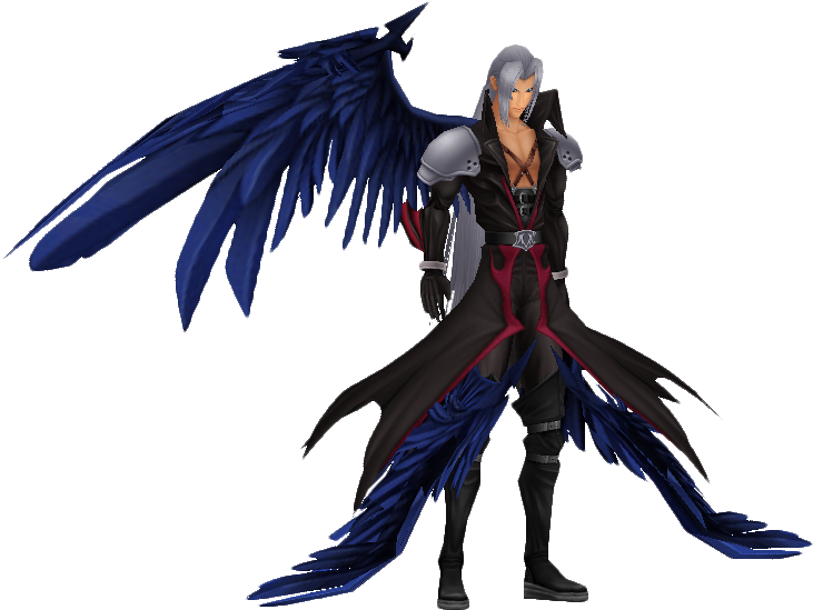 Sephiroth Final Fantasy Villain PNG