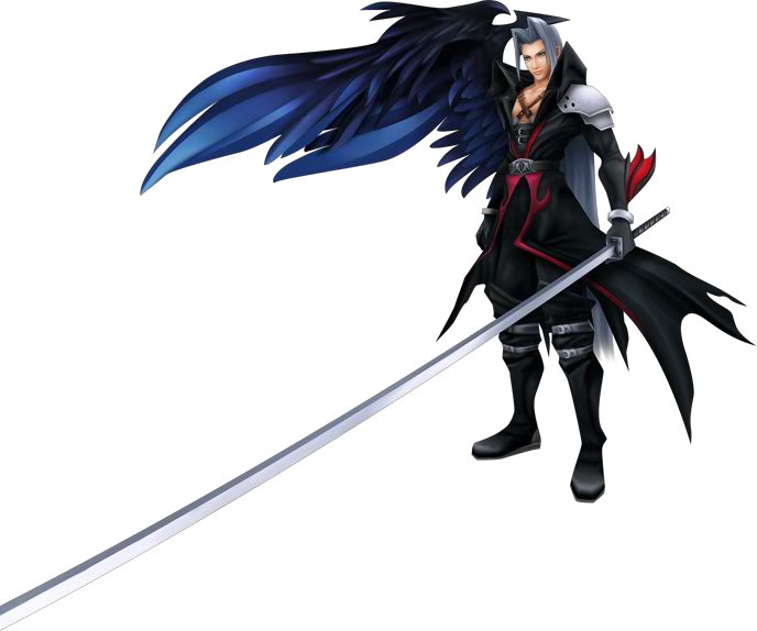 Sephiroth Final Fantasy Villain PNG