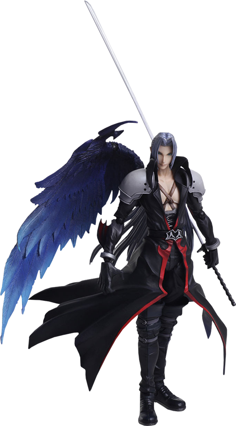 Sephiroth Final Fantasy Villain PNG