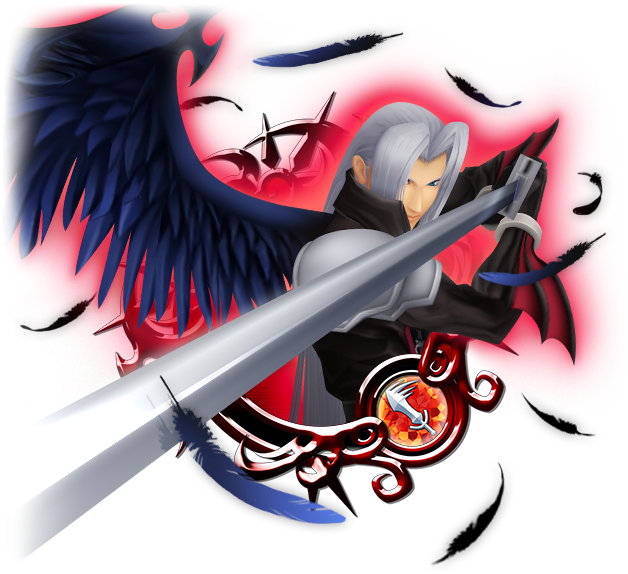 Sephiroth Final Fantasy Villain PNG