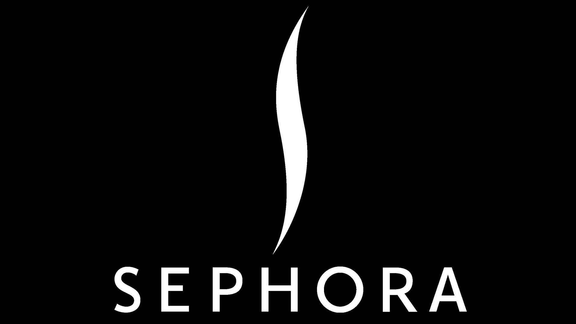 Sephora Logo In Black Wallpaper