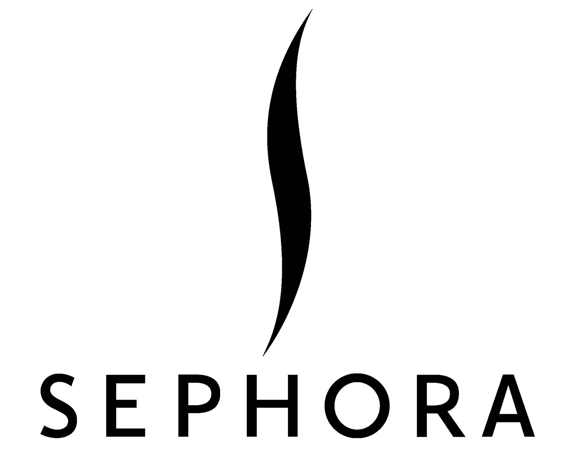 Sephora White Logo Wallpaper