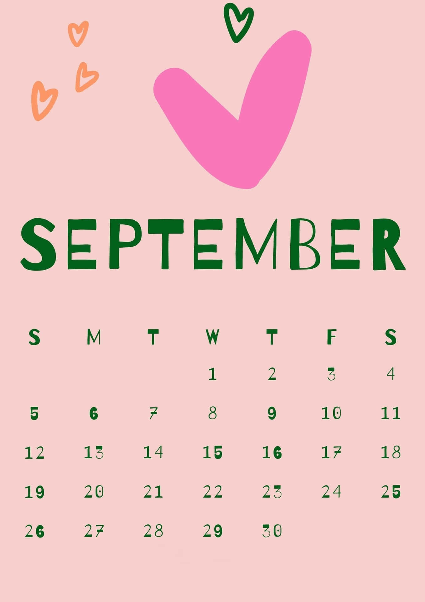 Punch up Your Schedule in September 2021 Wallpaper