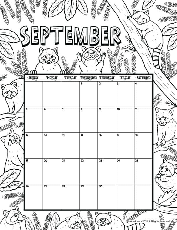 Hold øje med datoer i september med dette 2021 kalendertapet Wallpaper