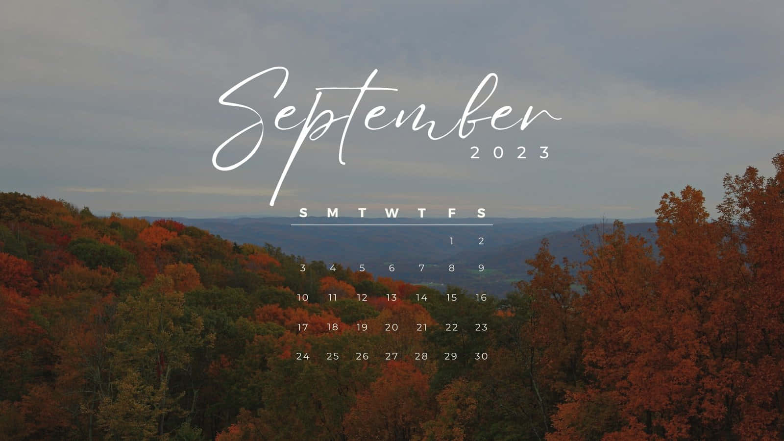 Welcome September in all its beauty