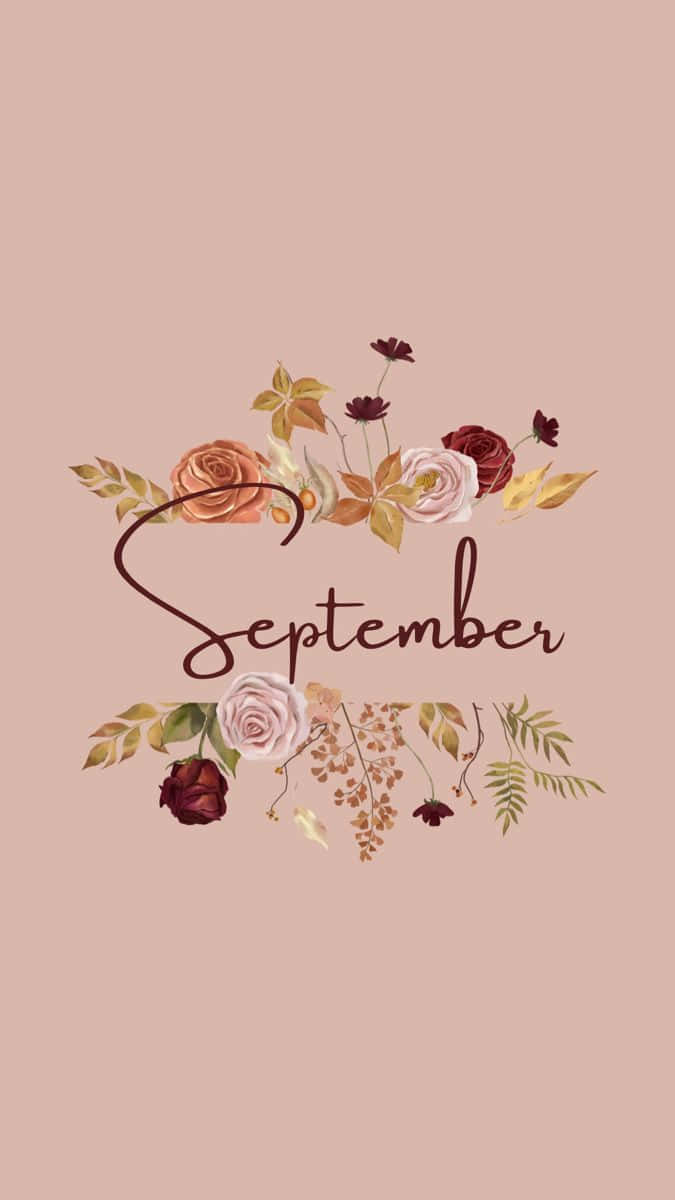 September Bloemontwerp Wallpaper Achtergrond