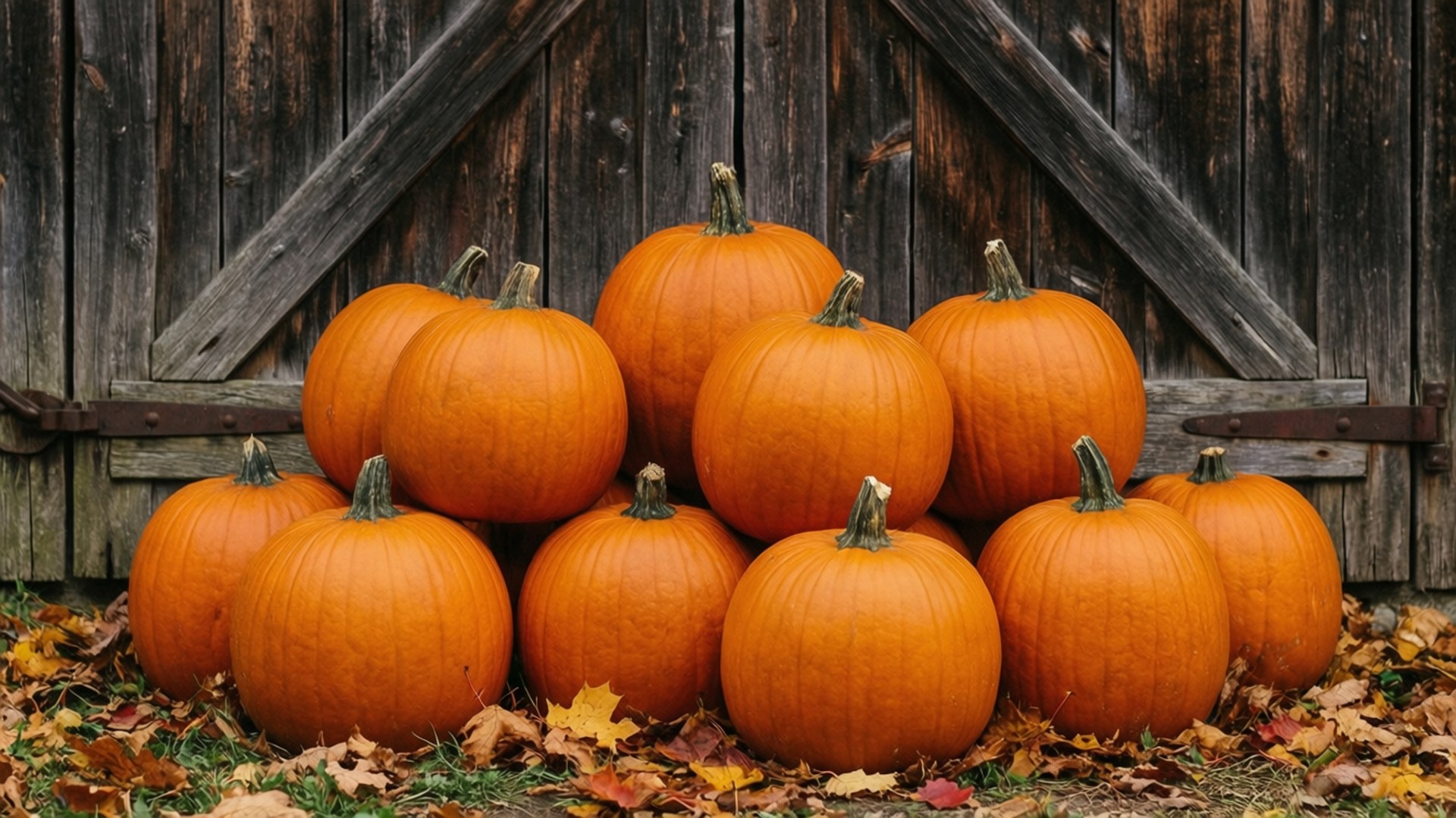 September pompoenveld Achtergronden