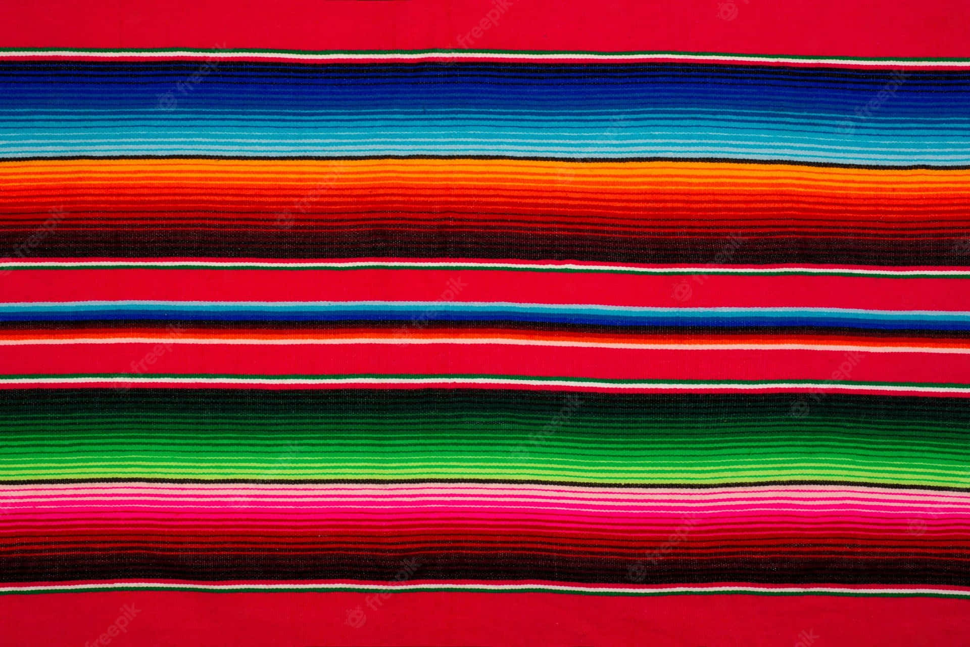 Colorful Aztec Pattern in the Serape Design Wallpaper
