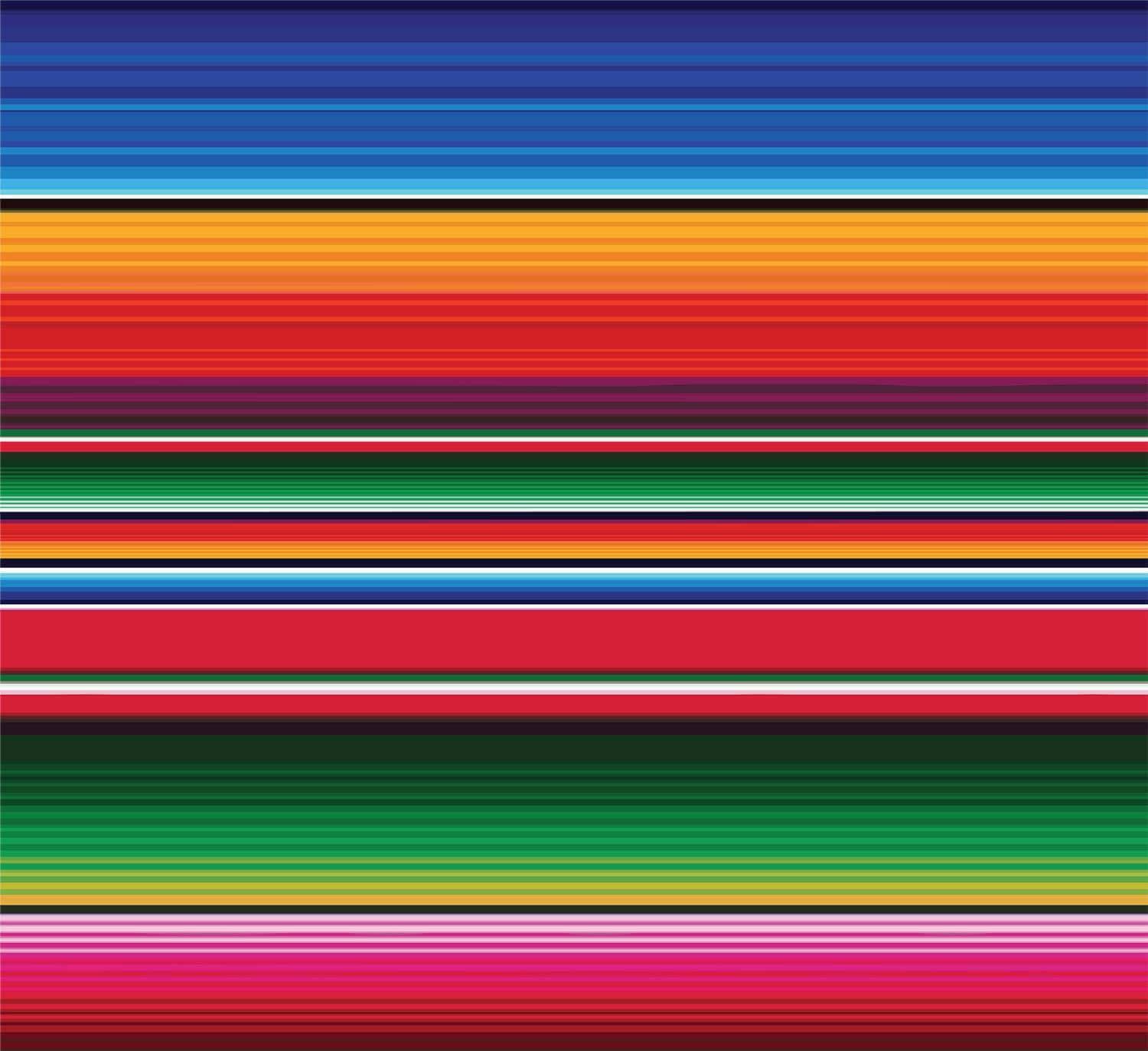 Swirls af varme farver – en Serape mønster tilføjer et pop af Mexicana til rummet Wallpaper