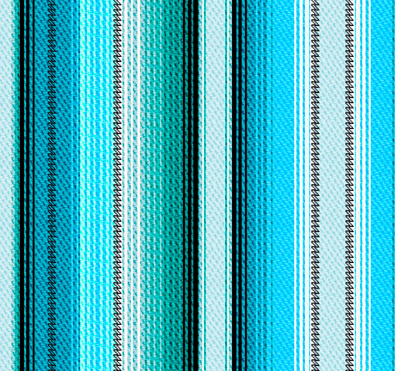 Serape With Blue Stripes Wallpaper