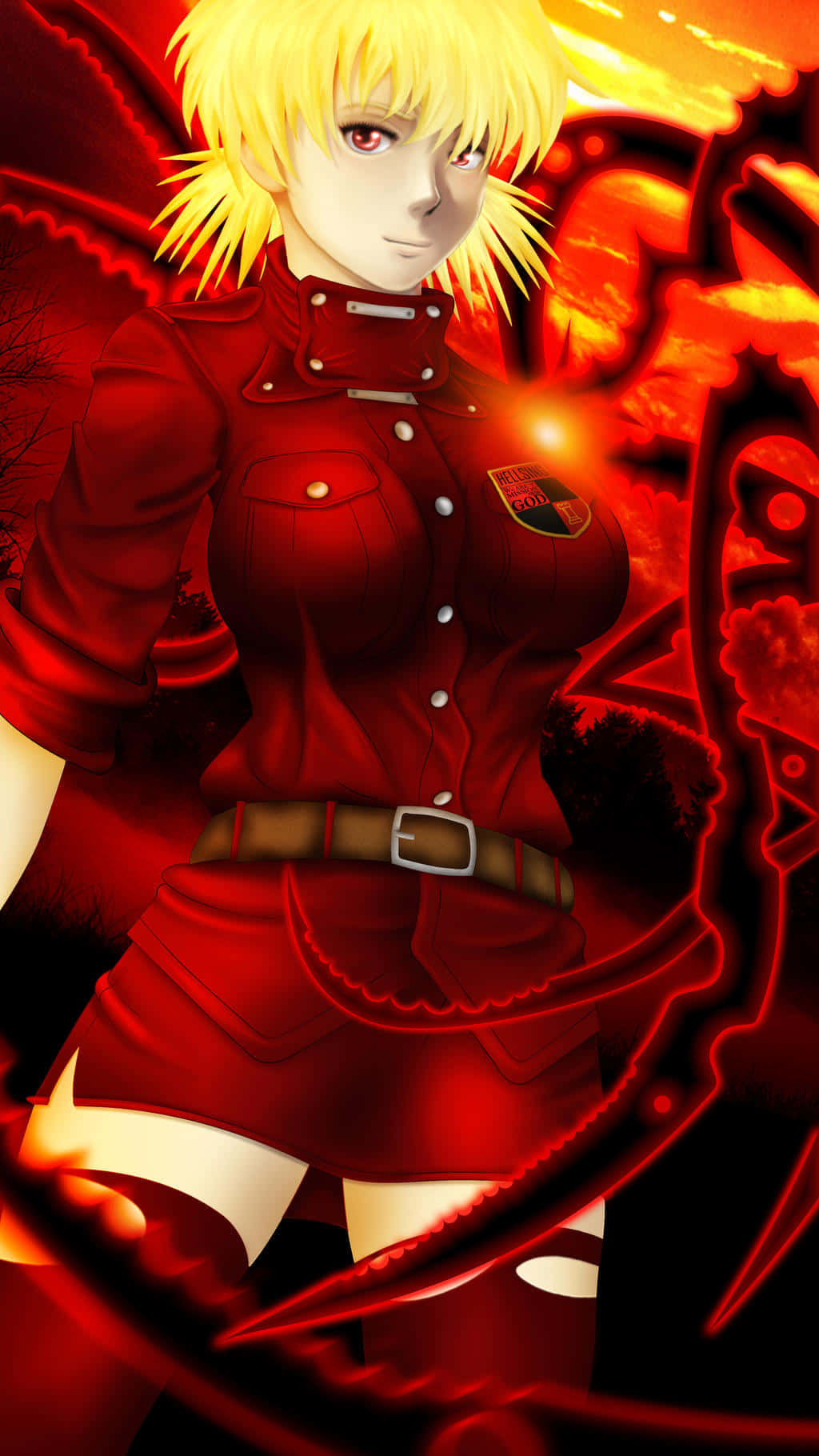 Seras Victoria - The Unstoppable Hellsing Force Wallpaper