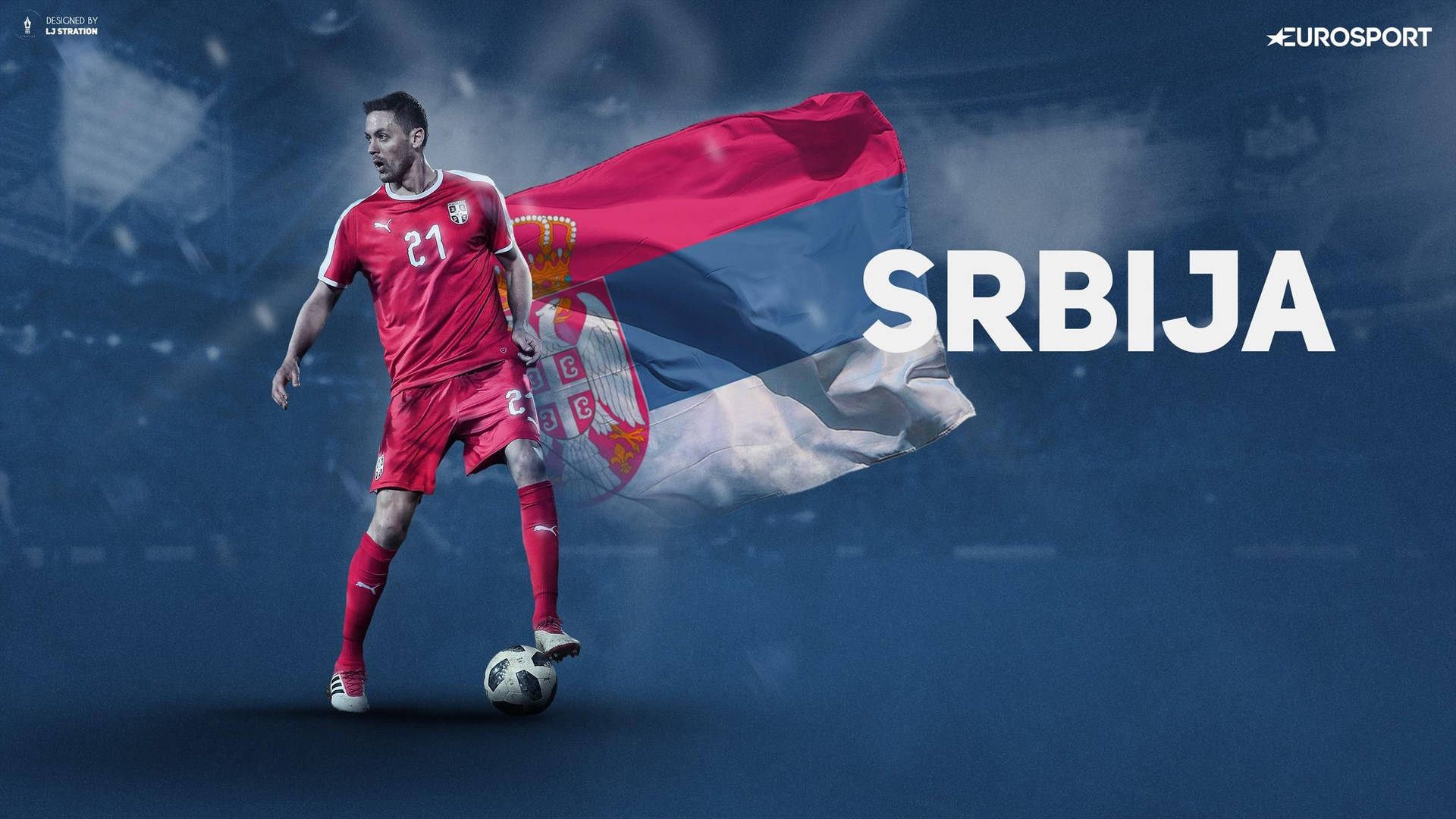 Serbiensfotbollslandslag 2018 Vm Wallpaper