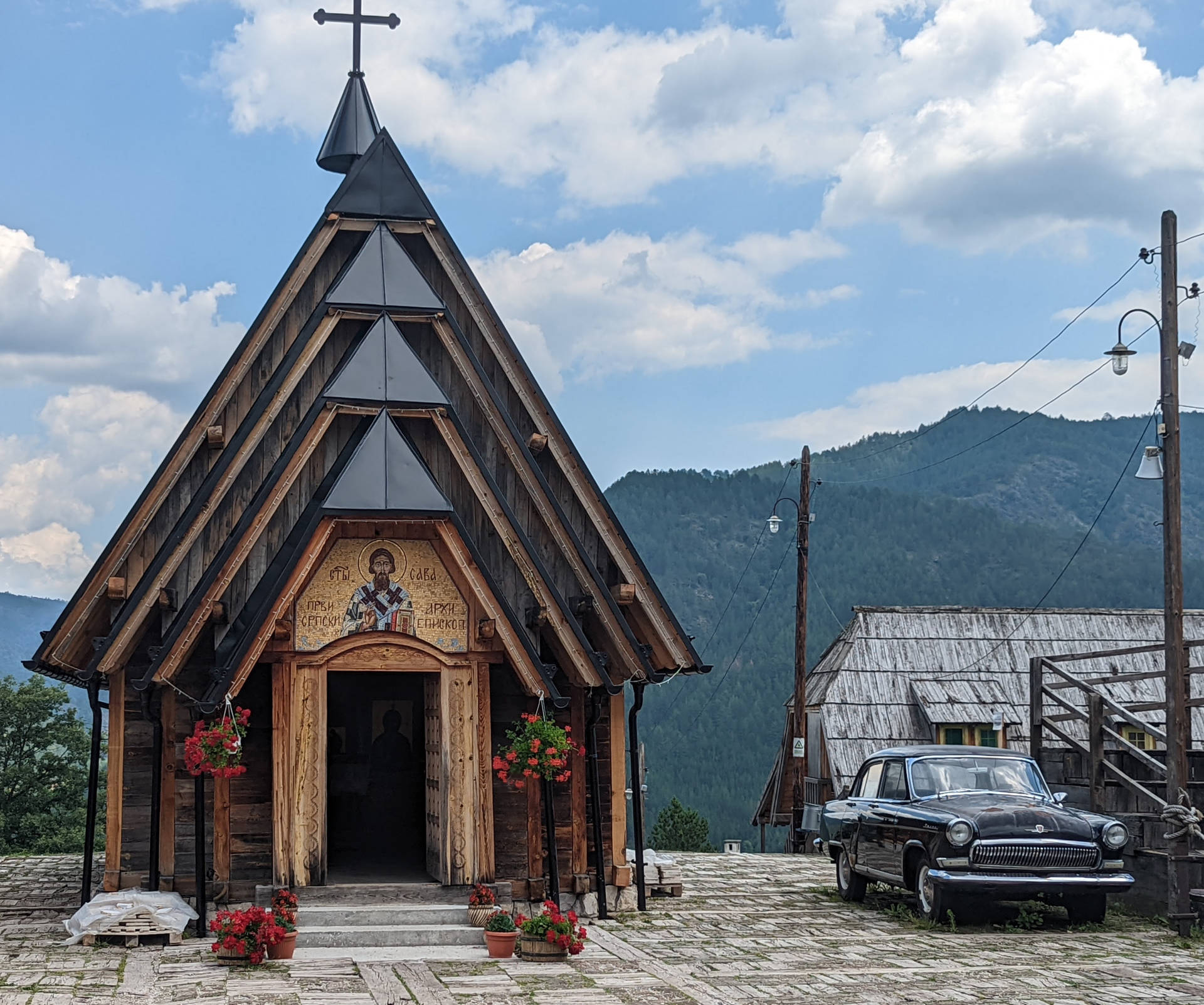 Serbia Wooden Village